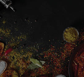 A table with various spices and seasonings on it. AI generated content