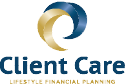 A logo for a financial planning company called Client Care. AI generated content