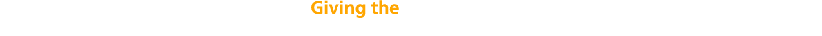 Giving the Gift of Sight.