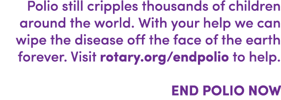 Polio still cripples thousands of children around the world. With your help we can wipe the disease off the face of t...